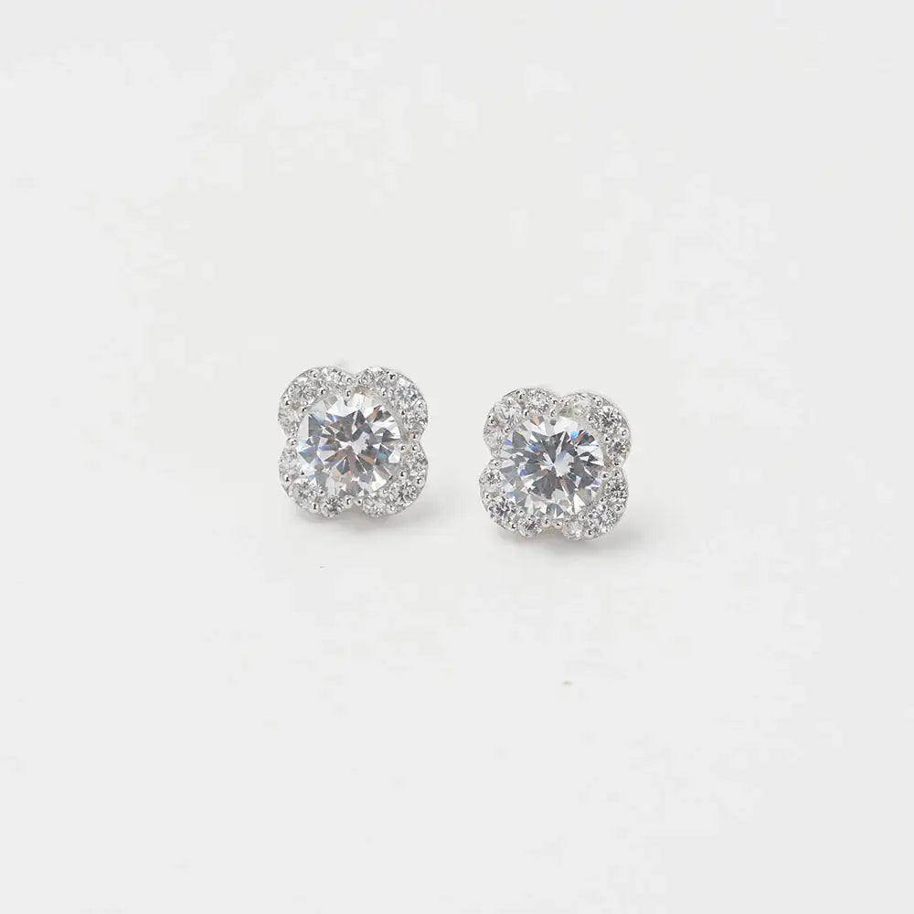 OST - Lucky Shine Clover Earrings - OST - Jewelry - Harumio