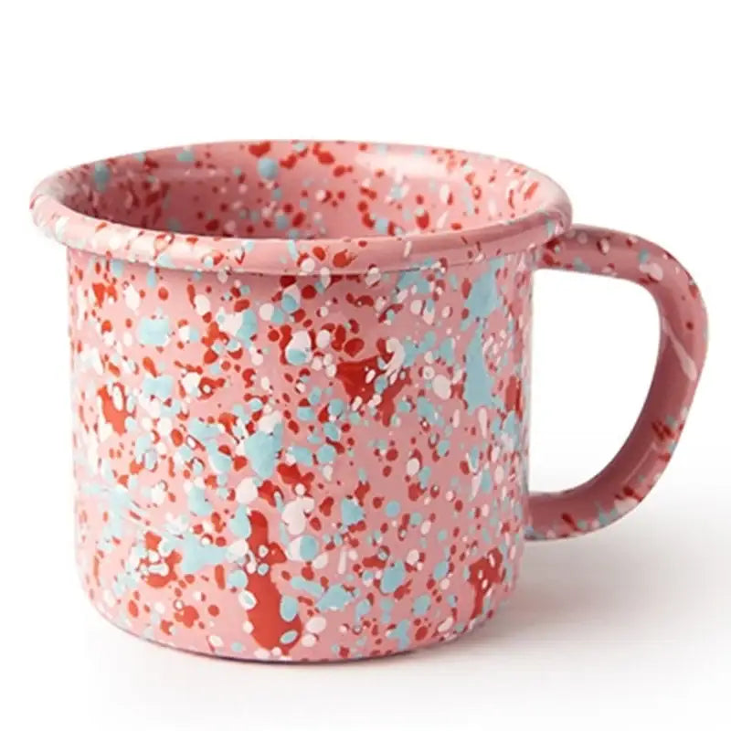 Like A Cafe - Bornn Enamel Island Breeze - Mug & Small Flat Plate - Like A Cafe - Home & Living - Harumio