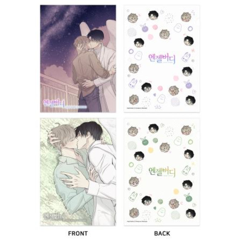 ANGEL BUDDY X GOODSBEE - Hologram Sticker & L-Holder Set - GOODSBEE - Stationery - Harumio