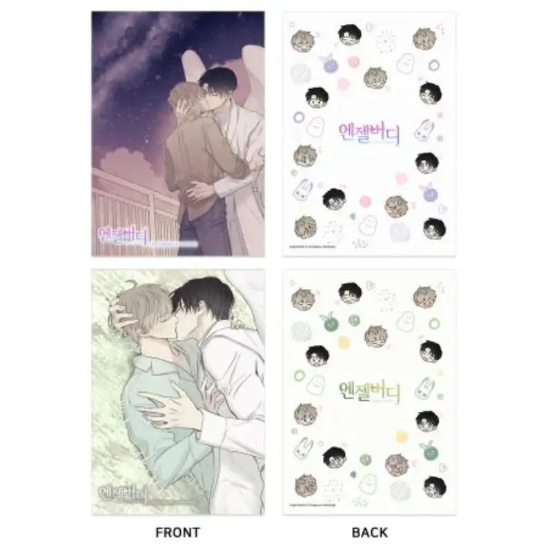 ANGEL BUDDY X GOODSBEE - Hologram Sticker & L-Holder Set - GOODSBEE - Stationery - Harumio