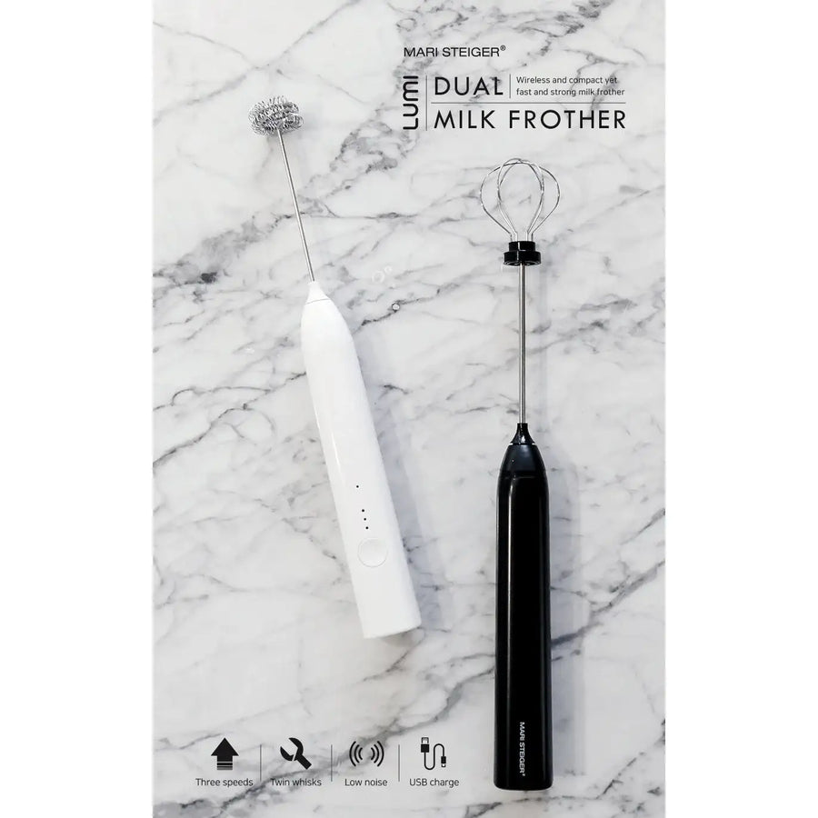 Mari Steiger - LUMI Electric Dual Milk Frothier - Mari Steiger - Home & Living, Accessories - Harumio