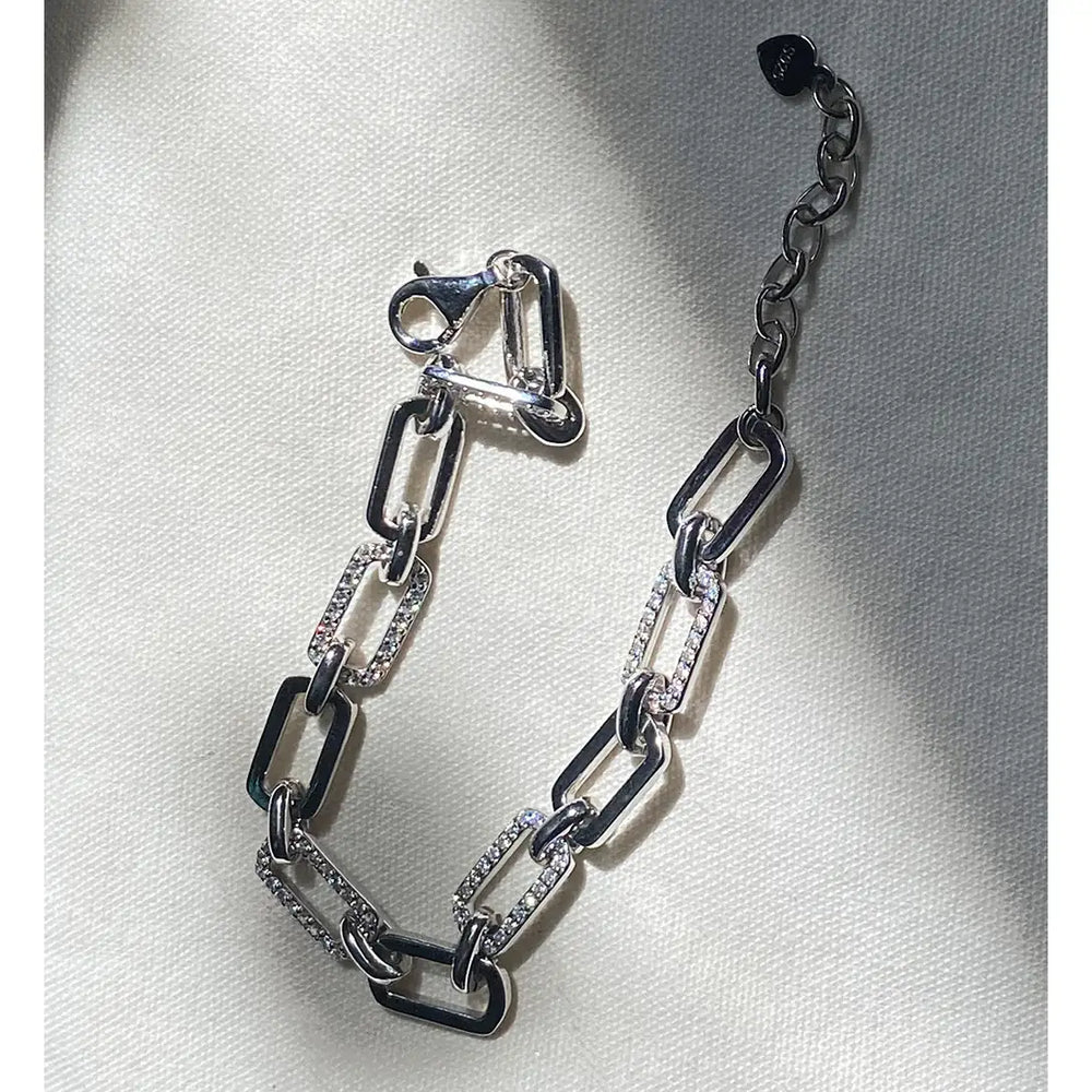 OST - Link Chain Silver Bracelet - OST - Jewelry - Harumio