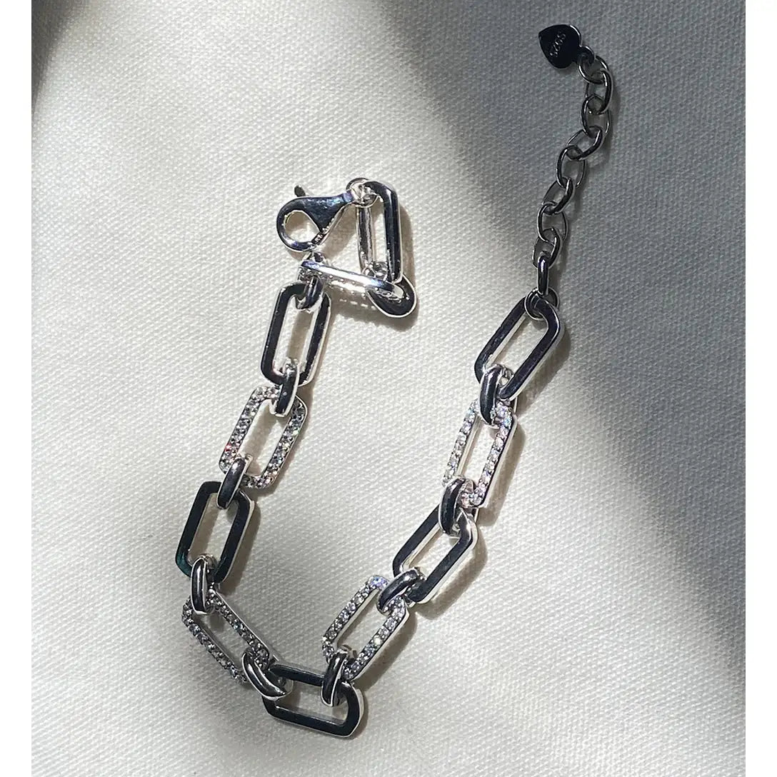 OST - Link Chain Silver Bracelet - OST - Jewelry - Harumio