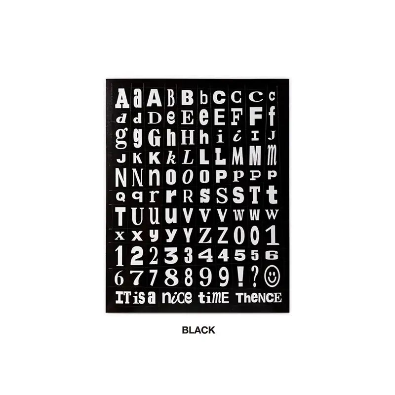 THENCE - Letter Sticker Set Ver.6 - THENCE - Stickers - Harumio