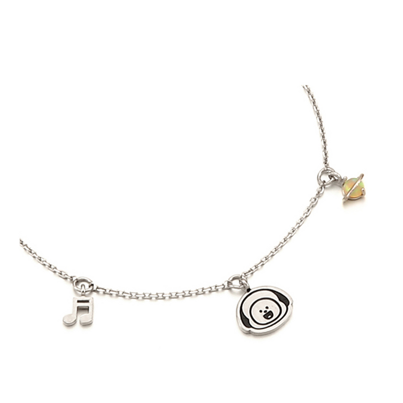 BT21 x OST - Chimmy Silver Bracelet