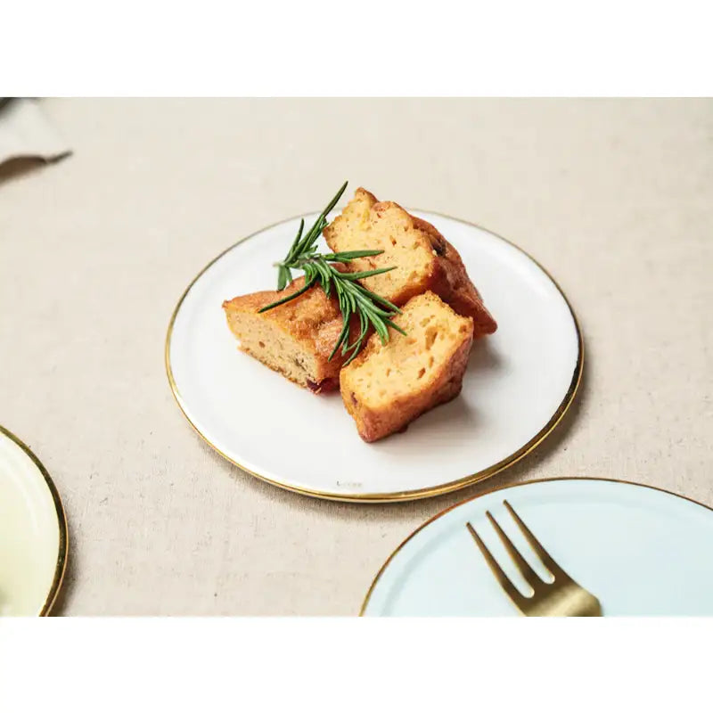 Chaora - Gold Rim Tray - Chaora - Tableware - Harumio