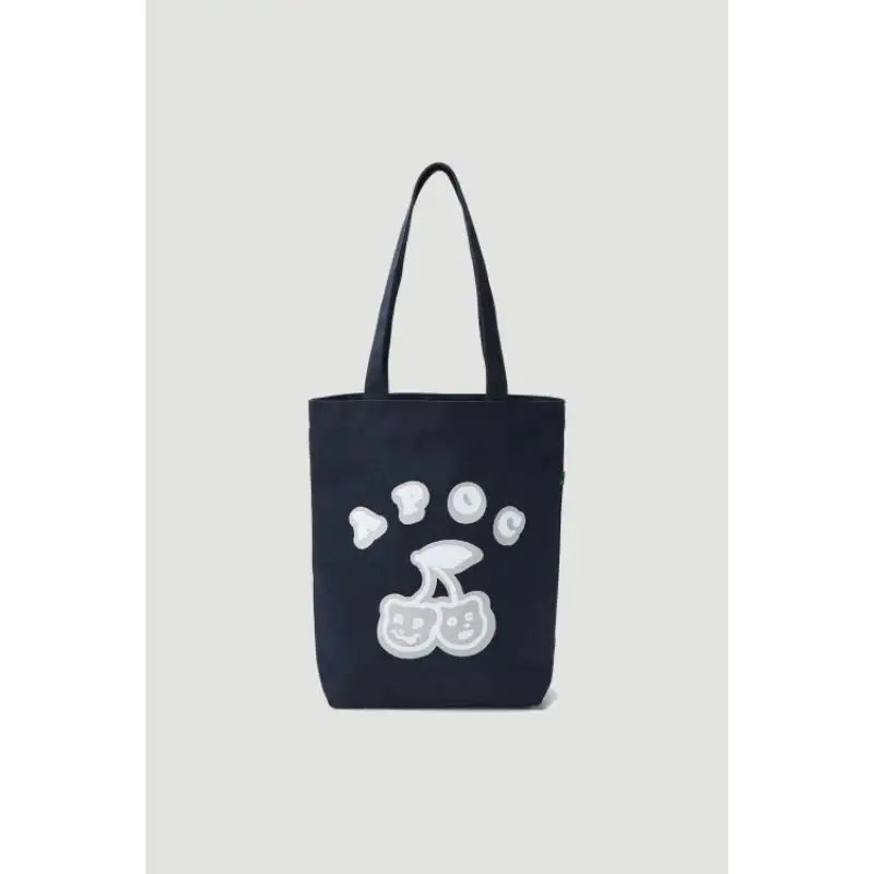 A Piece Of Cake - Cherry Bear Canvas Bag - A Piece Of Cake - Tote Bags - Harumio