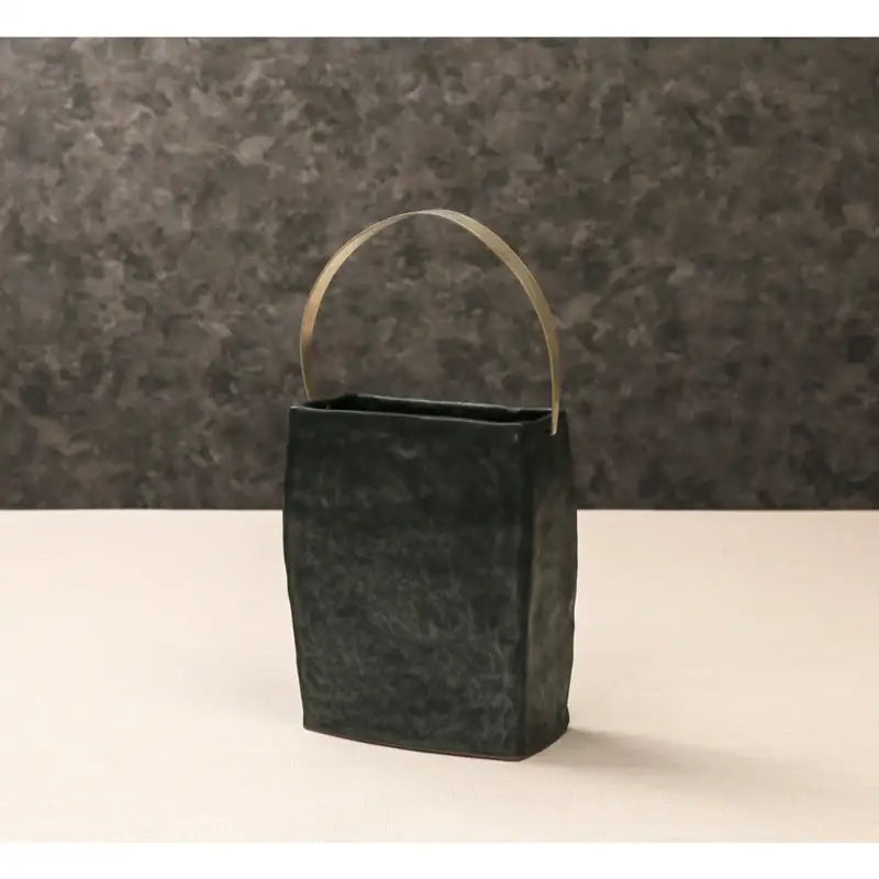 Chaora - Cupronickel Handle Vase - Chaora - Tableware - Harumio