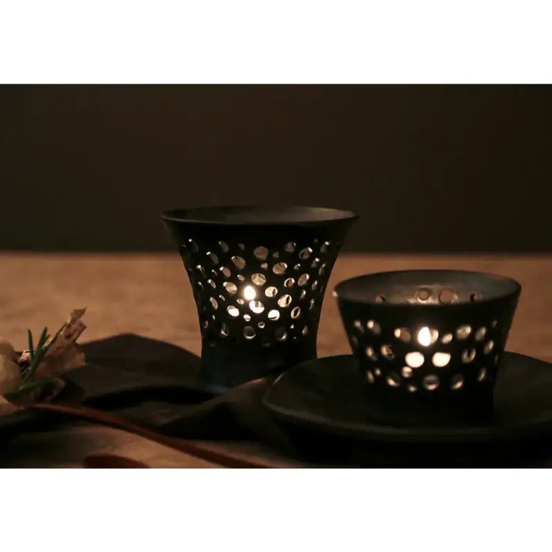 Chaora - Black Candle Holder - Chaora - Tableware - Harumio