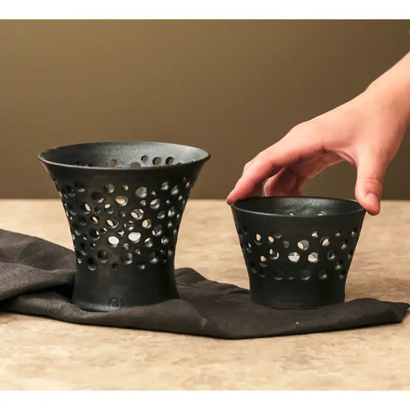 Chaora - Black Candle Holder - Chaora - Tableware - Harumio