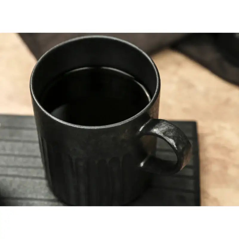 Chaora - Black Sculpture Mug - Chaora - Tableware - Harumio