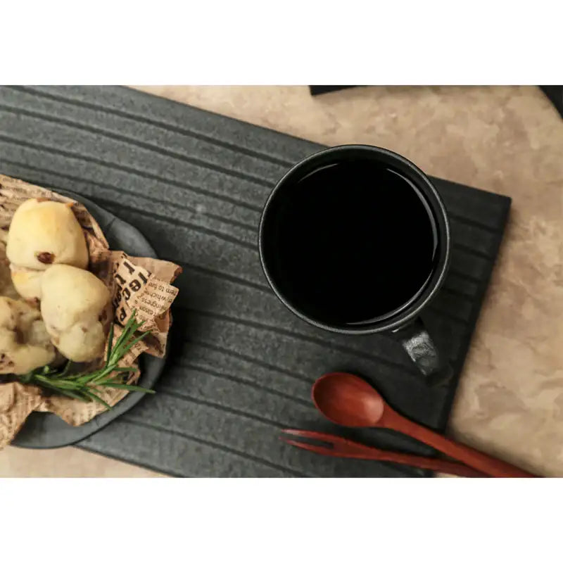 Chaora - Black Sculpture Mug - Chaora - Tableware - Harumio