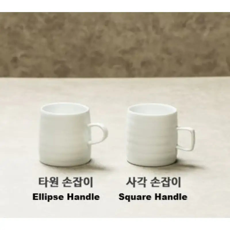 Chaora - White Porcelain Lined Mug - Chaora - Tableware - Harumio