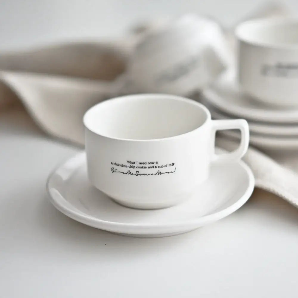 August8th - Some More Lettering Coffee Cup Set (200ml) - August8th - Accessories - Harumio
