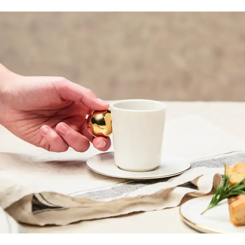 Chaora - Gold Ball Espresso Cup Set - Chaora - Tableware - Harumio