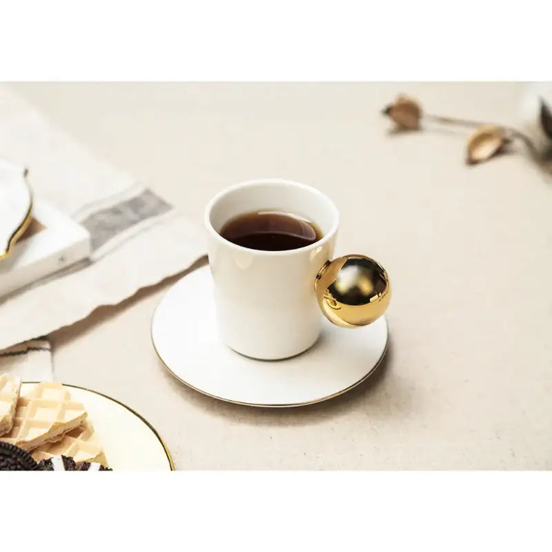 Chaora - Gold Ball Espresso Cup Set - Chaora - Tableware - Harumio
