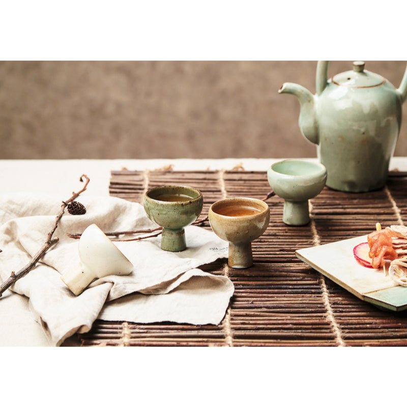 Chaora - Celadon Compote Soju Glass