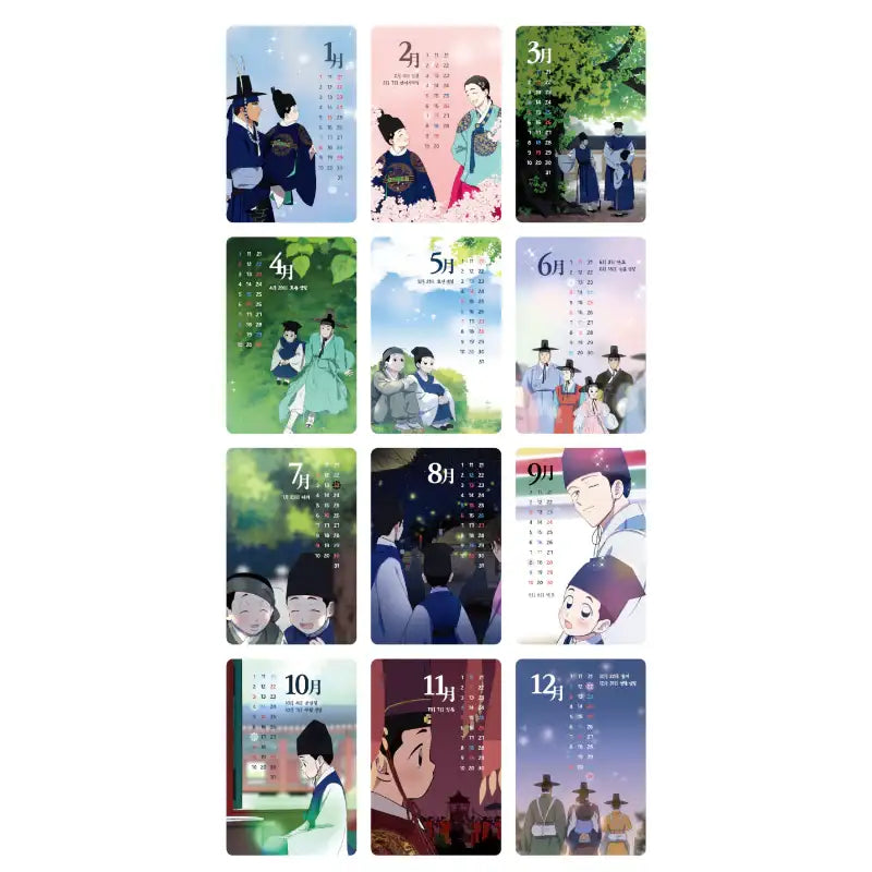 Crown Prince Admission - 2023 Acrylic Calendar - Webtoon Friends - Calendar - Harumio