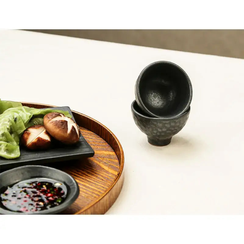 Chaora - Black Sculpture Drinking Glass - Chaora - Tableware - Harumio