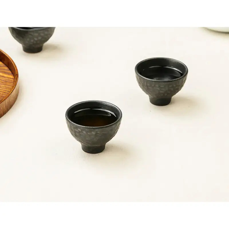 Chaora - Black Sculpture Drinking Glass - Chaora - Tableware - Harumio
