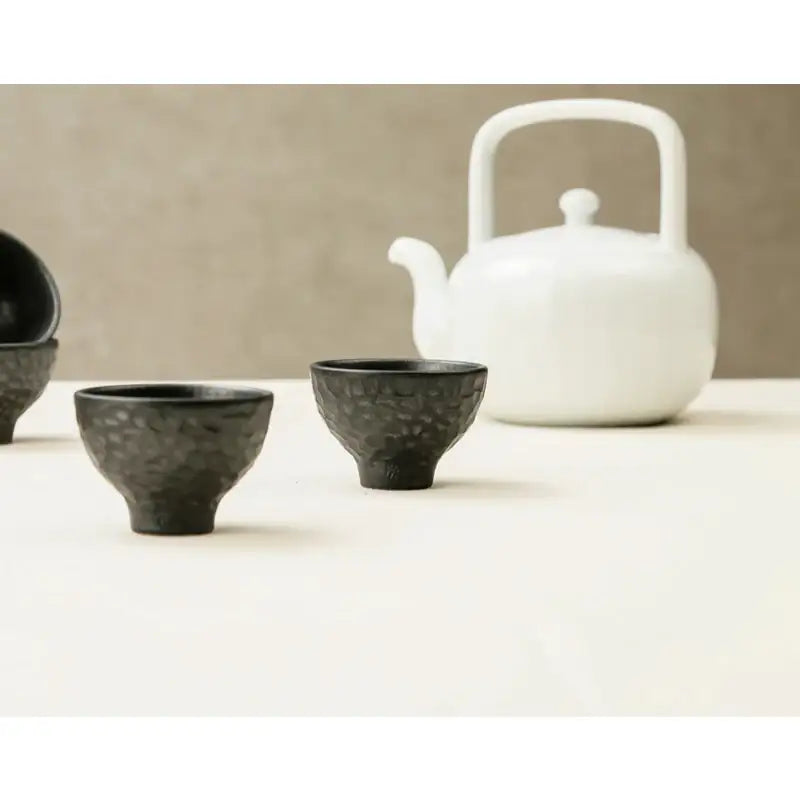 Chaora - Black Sculpture Drinking Glass - Chaora - Tableware - Harumio