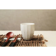 Chaora - White Porcelain Angle Water Glass - Chaora - Tableware - Harumio
