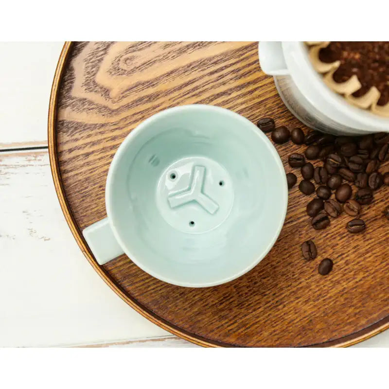 Chaora - Celadon Wave Dripper - Chaora - Tableware - Harumio