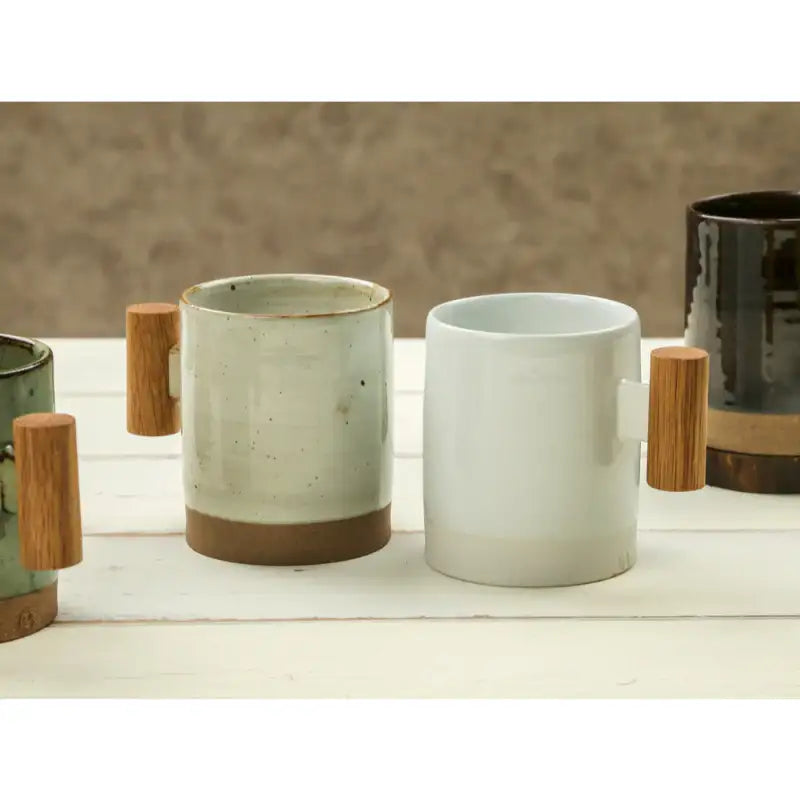 Chaora - Wooden Handle Straight Mug - Chaora - Tableware - Harumio