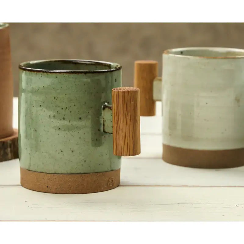 Chaora - Wooden Handle Straight Mug - Chaora - Tableware - Harumio