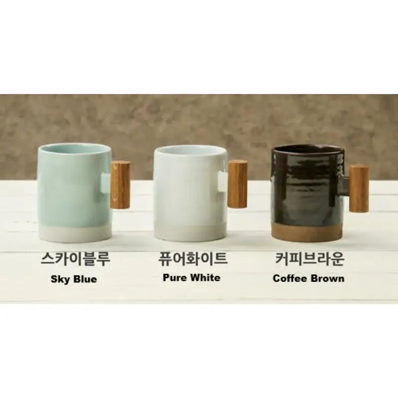 Chaora - Wooden Handle Straight Mug - Chaora - Tableware - Harumio