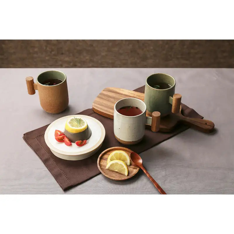 Chaora - Wooden Handle Round Mug - Chaora - Tableware - Harumio