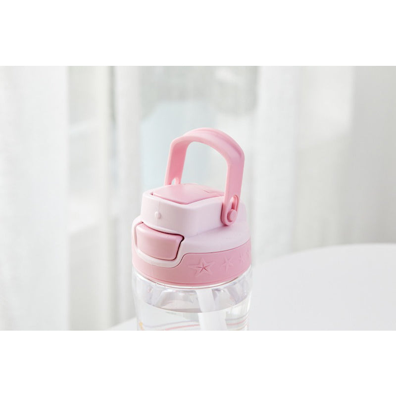 Korean Swan Lake - Tritan Push Straw Tumbler 470ml