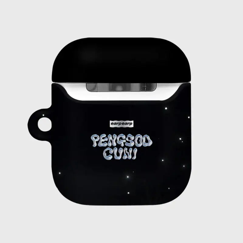Earpearp x Pengsoo - Space Friends AirPods Hard Case (Black) - Earpearp x Pengsoo - AirPods Case - Harumio