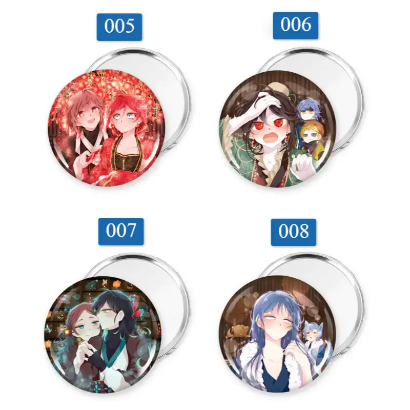 Heaven And Earth - Round Hand Mirror - Webtoon Shop - Mirror - Harumio