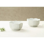 Chaora - White Porcelain Flower Noodle Bowl - Chaora - Tableware - Harumio
