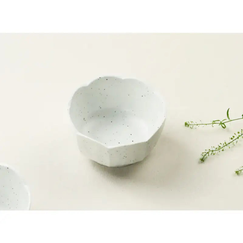 Chaora - White Porcelain Flower Noodle Bowl - Chaora - Tableware - Harumio