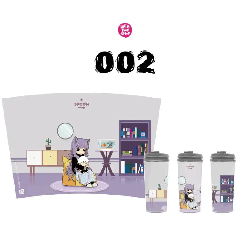 I Don't Want This Kind Of Hero - Tumbler 500ml - Webtoon Shop - Tumbler - Harumio