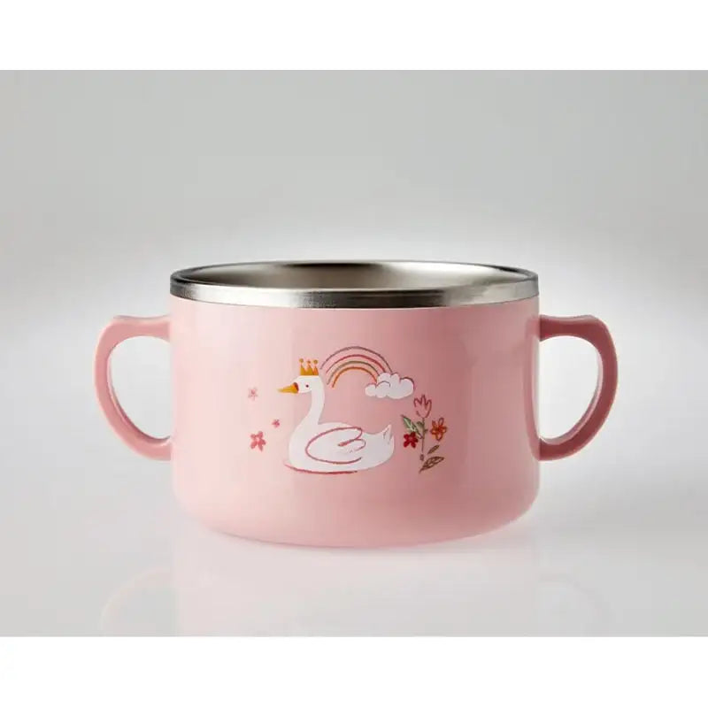Korean Swan Lake - Double Stainless Deep Noodle Bowl (Non-Slip) - Modern House - Tableware - Harumio