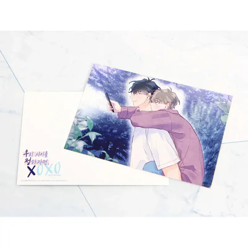 If We Would Determine Our Relationship, XOXO - Postcard Set - Webtoon Shop - Postcards - Harumio
