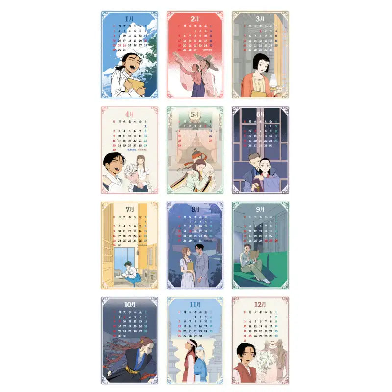 Jeong-Nyeon - 2023 Acrylic Calendar - Webtoon Friends - Calendar - Harumio