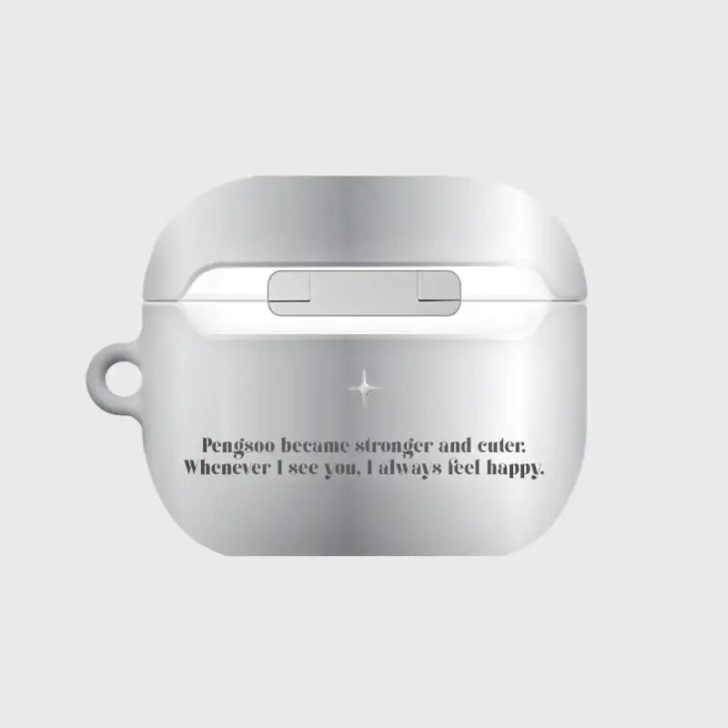 Earpearp x Pengsoo - Steel Pengsoo AirPods Hard Case (Grey) - Earpearp x Pengsoo - AirPods Case - Harumio