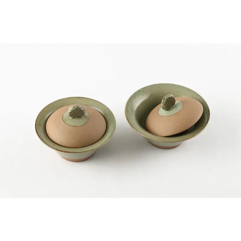 Chaora - Celadon Covered Bowl - Chaora - Tableware - Harumio