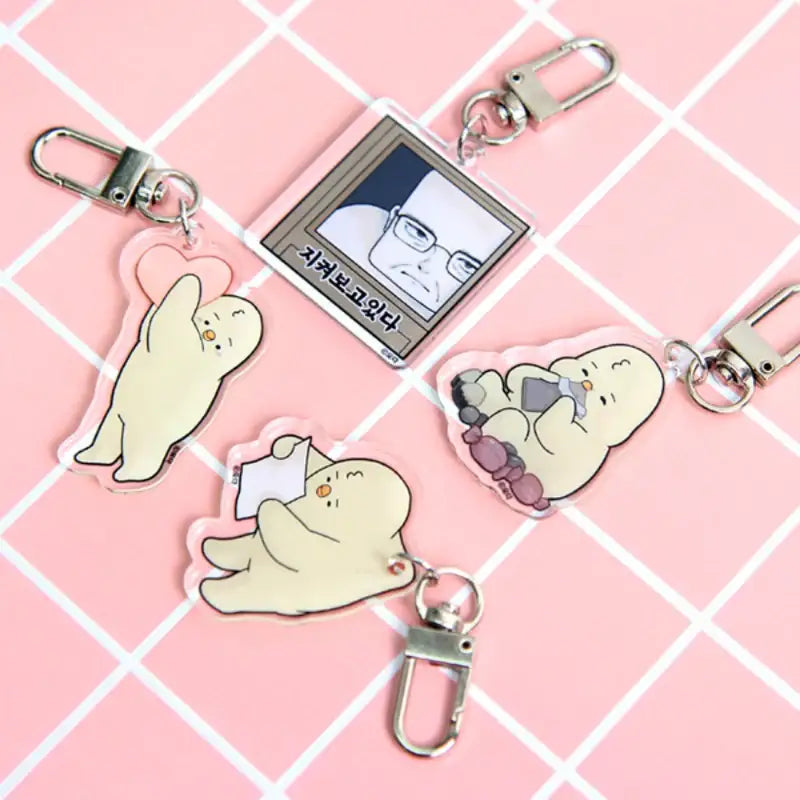 Graduate School Escape Journal - Acrylic Keyring - Webtoon Shop - Keyring - Harumio