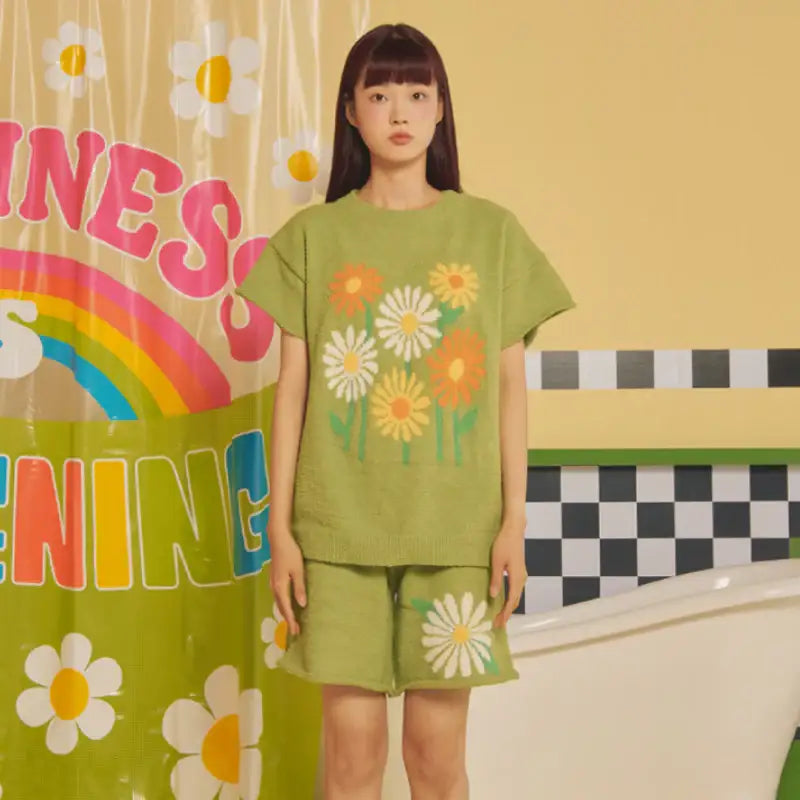 Wiggle Wiggle - Clumppy's Short Pajama Set - Wiggle Wiggle - Pajamas - Harumio