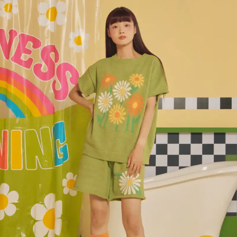 Wiggle Wiggle - Clumppy's Short Pajama Set - Wiggle Wiggle - Pajamas - Harumio