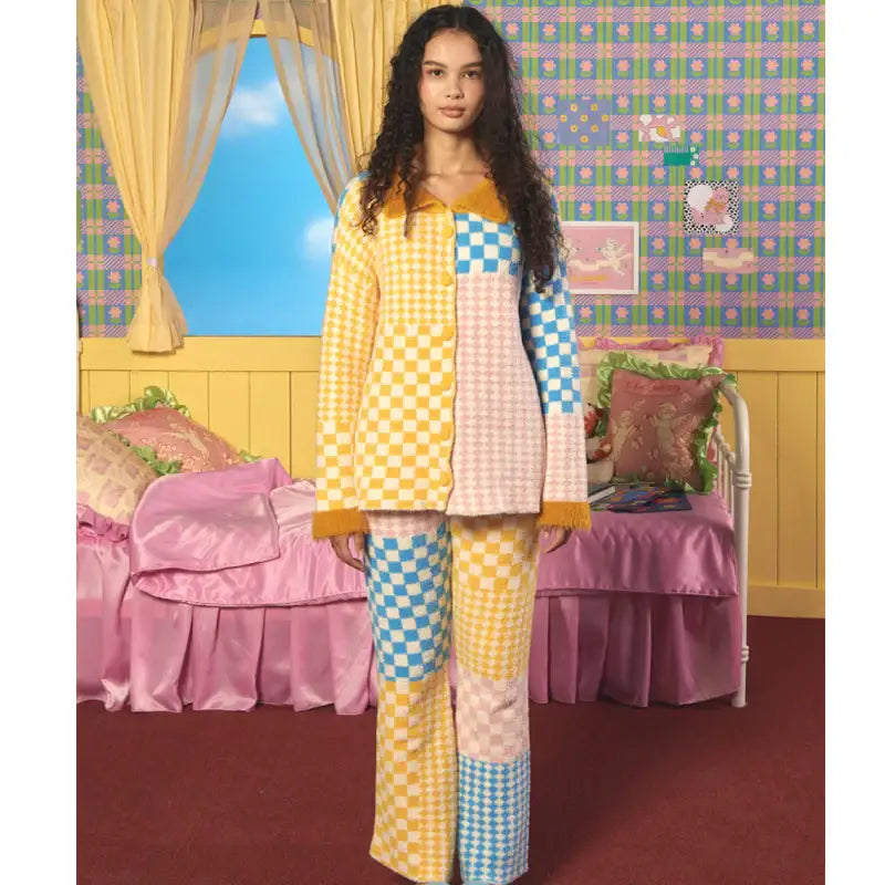 Wiggle Wiggle - Clumppy's Long Pajama Set - Wiggle Wiggle - Pajamas - Harumio
