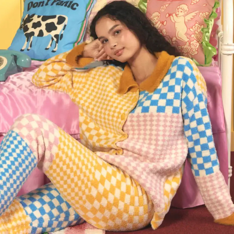 Wiggle Wiggle - Clumppy's Long Pajama Set - Wiggle Wiggle - Pajamas - Harumio