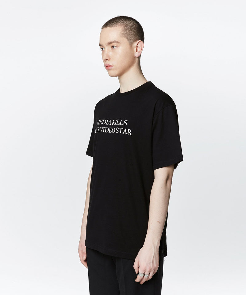 Sleazy Corner - Media Kills T-shirt - Black