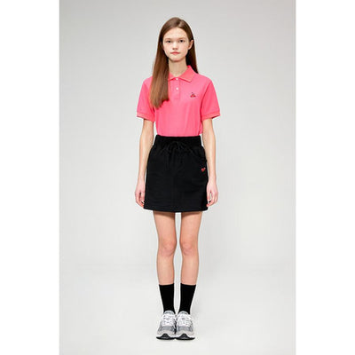 Kirsh - Cherry Band Skirt - Black