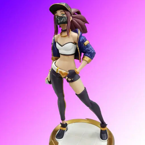 League of Legends - KDA Akali Statue Figure - League of Legends - Accessories - Harumio